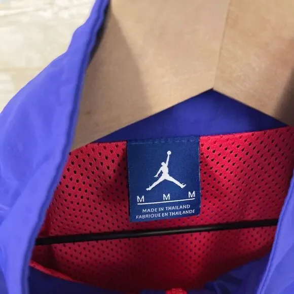 Nike Air Jordan Legacy Tinker Windbreaker Jacket Coral Purple Zip Up Mens Medium - Picture 7 of 10